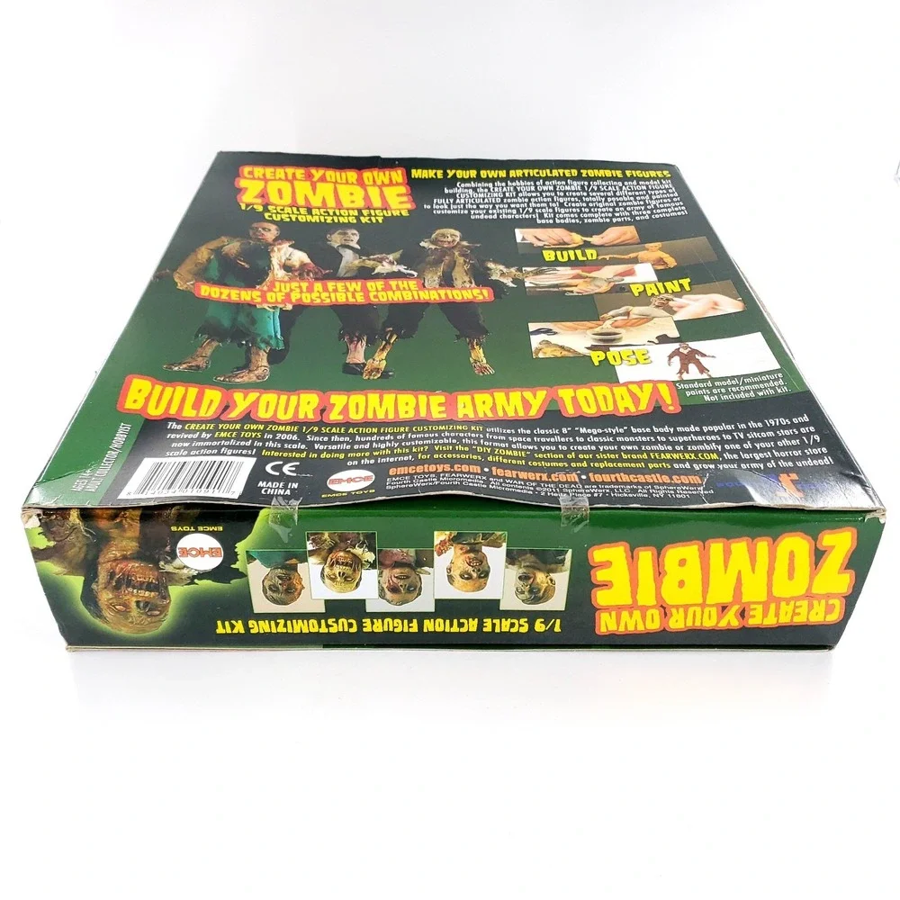War of the Dead Create Your Own Zombie 1/9 Scale Figures Brand New Open Box